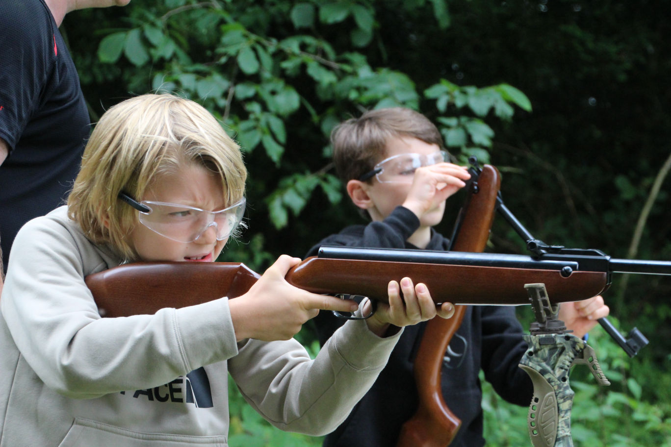 Test yourself on our air rifle range with a variety of interactive and paper targets to shoot at!