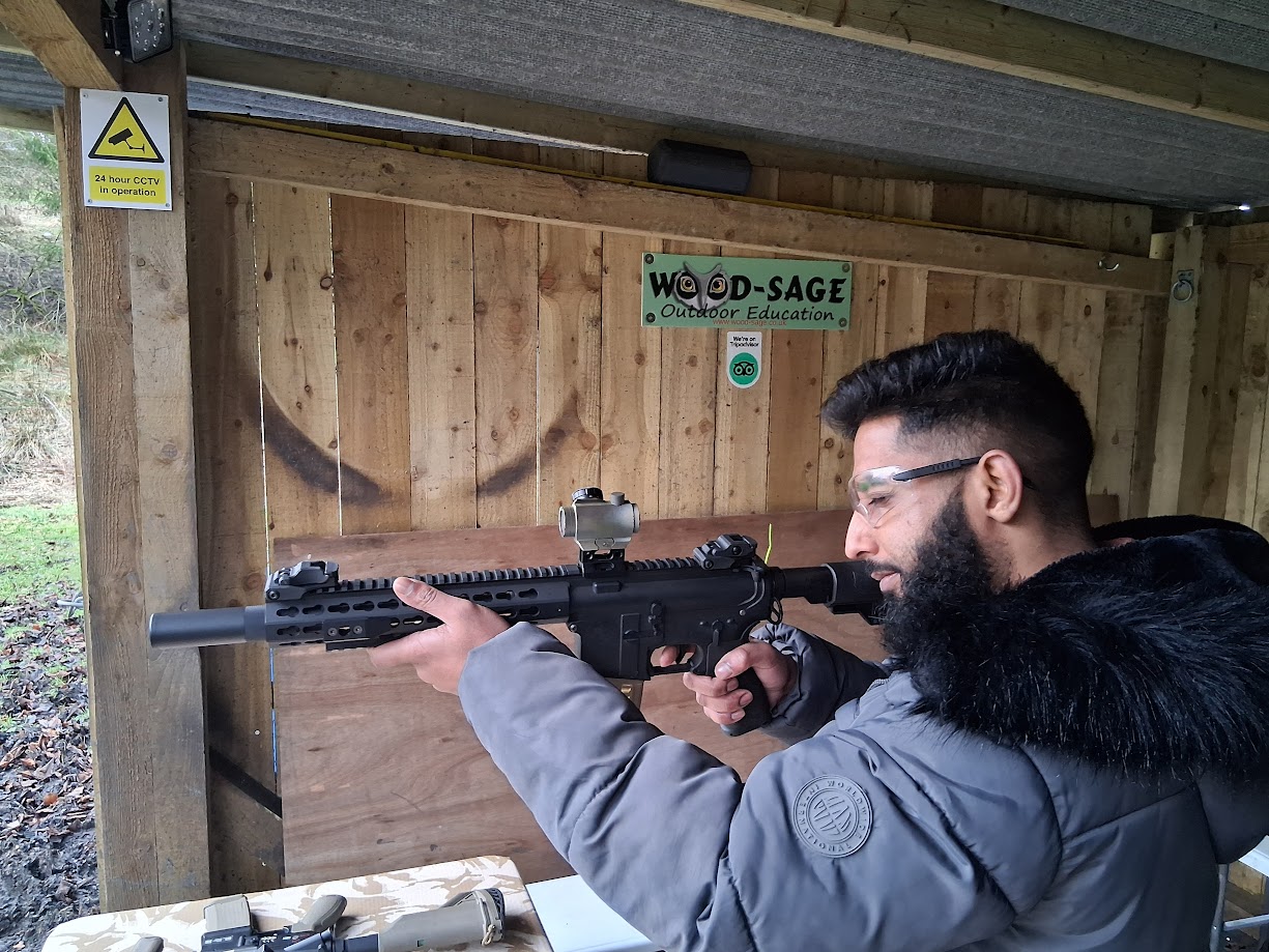 Our Realistic Imitation Firearms (RIFs) are available a stand alone activity or as part of a party package.