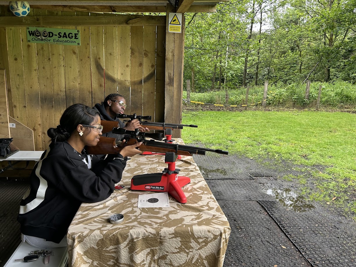 Test yourself on our air rifle range with a variety of interactive and paper targets to shoot at!
