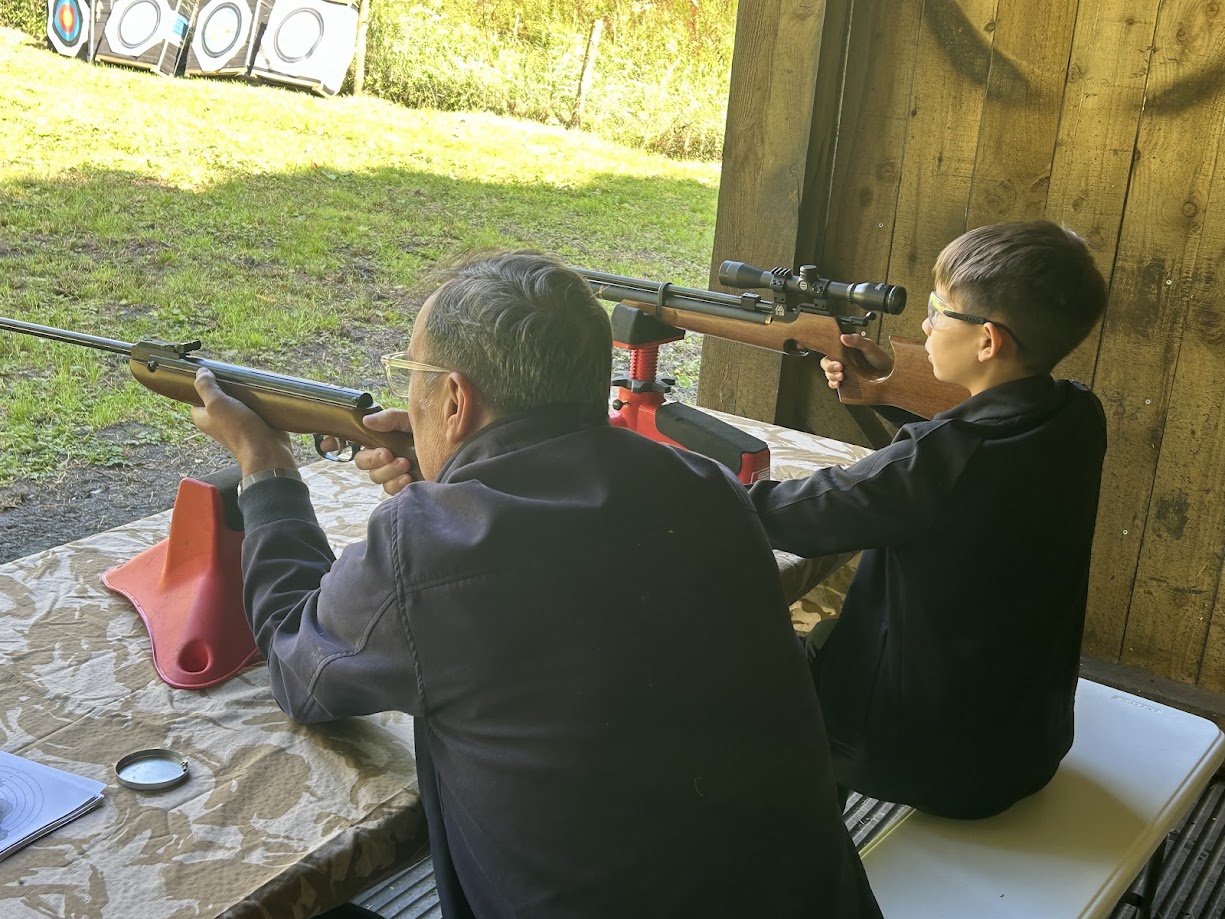 Test yourself on our air rifle range with a variety of interactive and paper targets to shoot at!