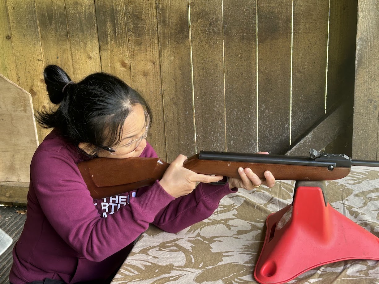 Test yourself on our air rifle range with a variety of interactive and paper targets to shoot at!