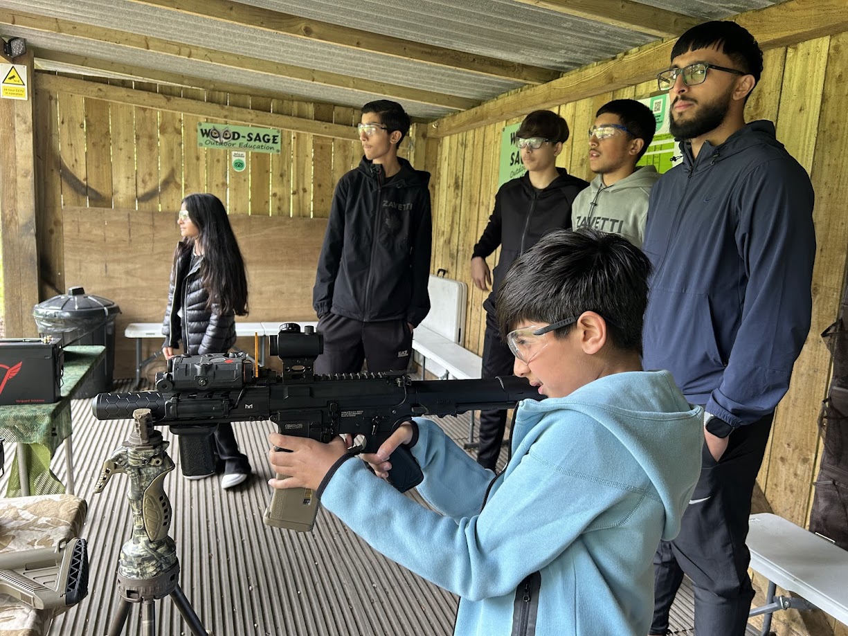 Our Realistic Imitation Firearms (RIFs) are available a stand alone activity or as part of a party package.